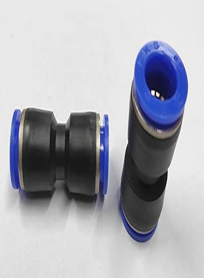 CRAFTSFY وصلة هوائية CRAFTSFY 12MMX 12MM من النوع المتساوي لخط الهواء، وصلة دفع مستقيمة، وصلة دفع هوائية، وصلة سريعة، وصلة هوائية سريعة، مقاس 12 × 12 مم (عبوة من قطعتين) - Image 2